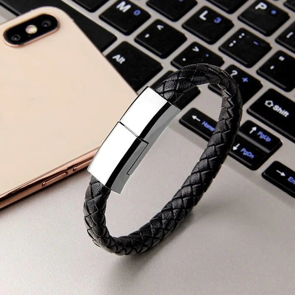 Armband USB oplaadkabel - handig voor onderweg