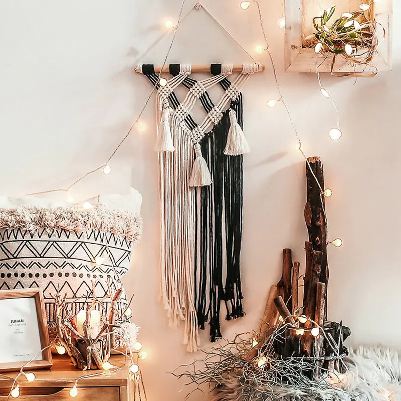 Muurhangende handgeweven Boho Home Decor